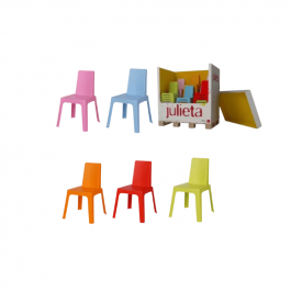 Chaise enfant Julieta mixte couleur - box palette - Resol